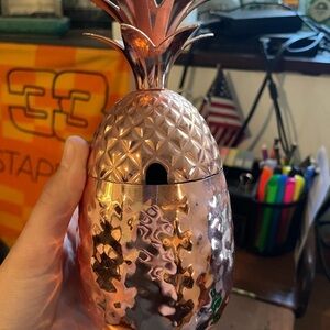 Pineapple Moscow mule cup